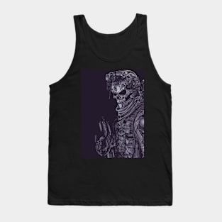 skull army Tank Top